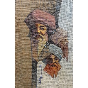 Tariq Mahmood, 13 x 20, Oil on Jute, Figurative Painting, AC-TMD-036